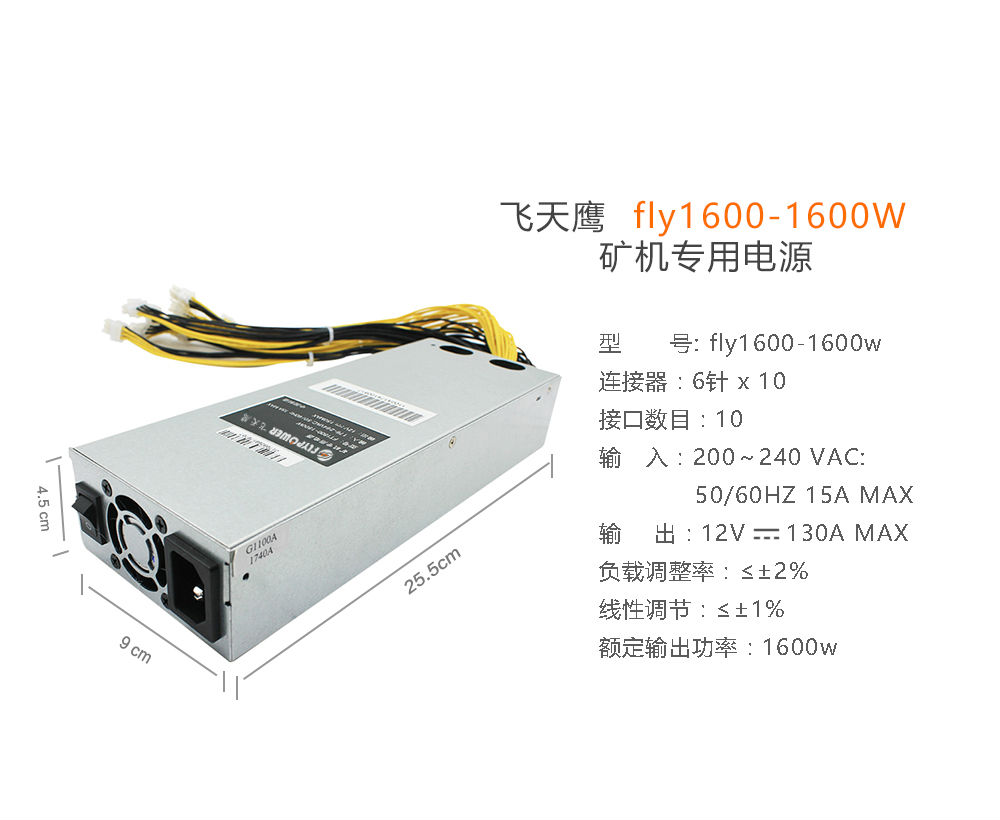 1600W礦機(jī)電源